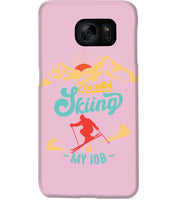 Load image into Gallery viewer, I'm Retired Skiing Is My Job Mountainous Terrain Phone case