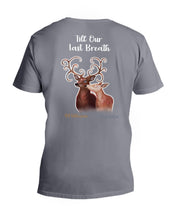 Load image into Gallery viewer, Custom Name Deers Gift For Boyfriend Till Our Last Breath Guys V-Neck