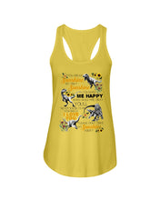 Load image into Gallery viewer, My Only Sunshine Make Me Happy Special Custom Design Ladies Flowy Tank