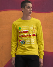 Load image into Gallery viewer, Weather Outside Frightful Sewing Let Us Sew Unisex Long Sleeve