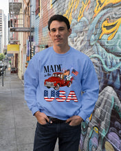 Load image into Gallery viewer, Horse Made In The America Red Car Gift For Horse Lovers Sweatshirt