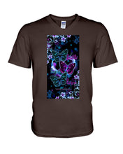 Load image into Gallery viewer, Purple Phone Case With Butterfly Faith Hope Love Suicide Awareness Gift Guys V-Neck