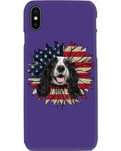 Load image into Gallery viewer, English Cocker Spaniel US Sunflower Gift For Dog Lovers Phone case