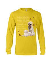 Load image into Gallery viewer, Golden Retriever Someone To Trust And To Love Till The End Gift For Dog Lovers Unisex Long Sleeve