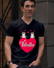 Load image into Gallery viewer, Couple Otter Valentine's Day Gift For Otter Lovers Guys V-Neck