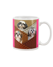 Load image into Gallery viewer, Three Cute Shih Tzu In Bag Gift For Dog Lovers Mug