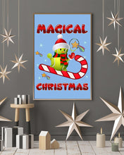 Load image into Gallery viewer, Tennis Players Magical Christmas Snowman Gift For Women Vertical Poster