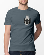Load image into Gallery viewer, Cat In Your Front Pocket Great Gift For Cat Lovers Guys Tee