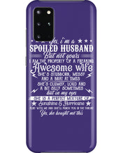Load image into Gallery viewer, Shes Stubborn Messy And A Brat At Times Black Gift For Husband Phone case