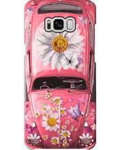 Load image into Gallery viewer, Pink Phone Case With Flowers And Butterfly Gift For Pink Lovers Phone case