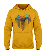 Load image into Gallery viewer, Heart Love Simple Special Custom Design For Ballet Lovers Hoodie