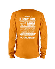 Load image into Gallery viewer, Gift For Lucky Son May Mom Loves Me So Much Unisex Long Sleeve