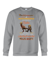 Load image into Gallery viewer, Daddysaurus Daughtersaurus A Bond That Can't Be Broken Sweatshirt