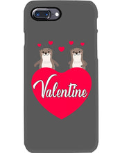 Load image into Gallery viewer, Couple Otter Valentine's Day Gift For Otter Lovers Phone case
