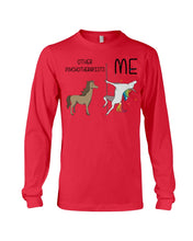 Load image into Gallery viewer, Funny Difference Between Me And Other Psychotherapists Unicorn And Horse Unisex Long Sleeve