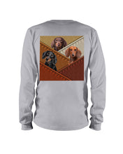 Load image into Gallery viewer, Three Cute Shih Tzu In Bag Gift For Dog Lovers Unisex Long Sleeve