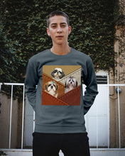 Load image into Gallery viewer, Three Cute Shih Tzu In Bag Gift For Dog Lovers Sweatshirt