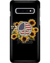 Load image into Gallery viewer, Peace Sign Sunflower Birthday Gift For Girls Phone case