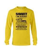 Load image into Gallery viewer, I'm Already Taken By December Sexy And Crazy Girl For Birthday Gift Unisex Long Sleeve