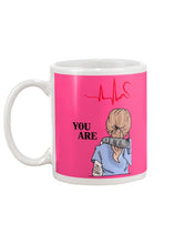 Load image into Gallery viewer, You Are Sister Heartbeat Gift For Sister Mug