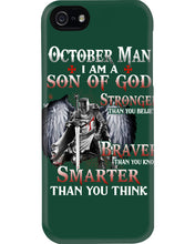 Load image into Gallery viewer, October Man Son Of God Birthday Meaningful Gift For Men Phone case