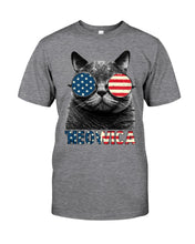 Load image into Gallery viewer, Meowica Funny Cute Gifts Guys Tee