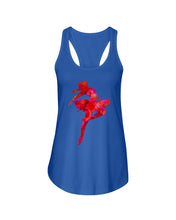 Load image into Gallery viewer, Colorful Red Pink Ballet Girl Gift For Ballet Dancer Ladies Flowy Tank
