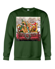 Load image into Gallery viewer, Giraffe Red Car Merry Christmas Gift For Giraffe Lovers Sweatshirt