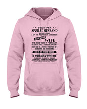 Load image into Gallery viewer, I'm A Spolied Husband But Not Yours - Awesome Wife Was Born In February Hoodie