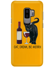 Load image into Gallery viewer, Cat Drink And Be Merry Meaningful Gift For Women Phone case