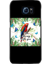 Load image into Gallery viewer, Scarlet Macaw With Butterflies I Am Always With You Gift For Lover Phone case