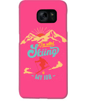 Load image into Gallery viewer, I'm Retired Skiing Is My Job Mountainous Terrain Phone case