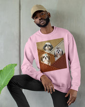 Load image into Gallery viewer, Three Cute Shih Tzu In Bag Gift For Dog Lovers Sweatshirt