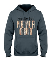 Load image into Gallery viewer, Baseball Hustle Hit Never Quit Gift For Lovers Hoodie