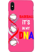 Load image into Gallery viewer, Baseball Be My DNA Gift For Sport Lovers Phone case
