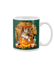 Load image into Gallery viewer, Chihuahua Book Pumpkin Halloween Gift For Dog Lovers Mug