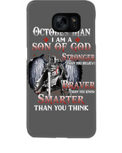 Load image into Gallery viewer, October Man Son Of God Birthday Meaningful Gift For Men Phone case