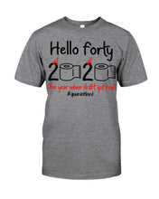 Load image into Gallery viewer, Black Phone Case Hello Forty 2020 The Year When Shit Got Real Trending Guys Tee