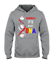 Load image into Gallery viewer, Baseball Be My DNA Gift For Sport Lovers Hoodie