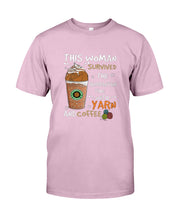 Load image into Gallery viewer, The Quarantine Time With Yarn And Coffee Gift For Women Guys Tee