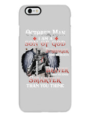 Load image into Gallery viewer, October Man Son Of God Birthday Meaningful Gift For Men Phone case