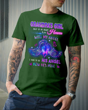 Load image into Gallery viewer, Wings Gift For Angel Grandpa Half Of My Heart Is In Heaven Guys Tee
