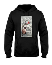 Load image into Gallery viewer, Siamese Cat Red Cardinals Those We Love Hoodie