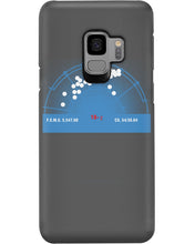Load image into Gallery viewer, Pinpoint The Location In The Space Blue Phone case