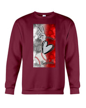 Load image into Gallery viewer, Baseball Peaceful Love Gift For Baseball Lovers Sweatshirt