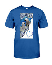 Load image into Gallery viewer, Magical Gray Couple African Parrot Gift For Bird Lovers Guys Tee