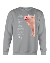 Load image into Gallery viewer, Pig I'm Your Friend Gift For Pig Lovers Sweatshirt