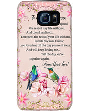 Load image into Gallery viewer, Til The Day We're Together Humming Birds Phone case