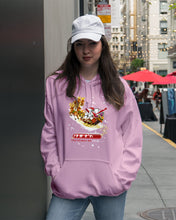 Load image into Gallery viewer, Baseball Xmas Sleigh Loading Gift For Baseball Lovers Hoodie