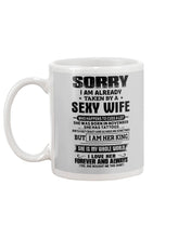 Load image into Gallery viewer, Gift For Husband Taken By A November Sexy Wife Who Happens To Cuss A Lot Mug